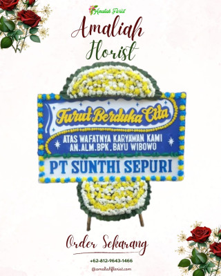 Papan Bunga Duka di Amalatu